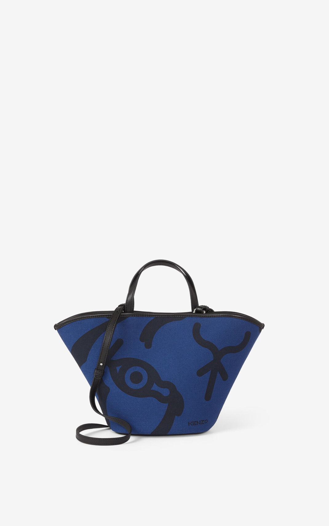 Sac À Main Kenzo Small Arc Toile Femme Bleu | QLSN-02895